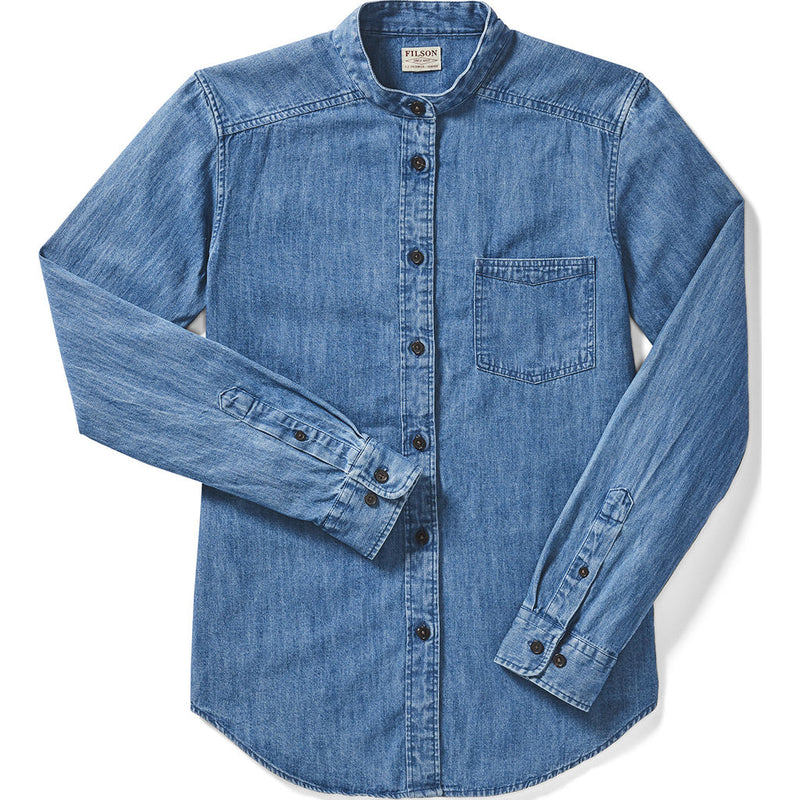 Filson Women's Cotton Denim Shirt | Indigo Blue S 20049641