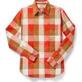 Filson 100% Cotton Poplin Women's Hyland Shirt with Spread Collar
