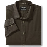 Filson 6.5 oz Chino Shirt | Wetland Brown- 20067690--M