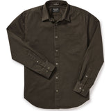 Filson 6.5 oz Chino Shirt | Wetland Brown- 20067690--XL