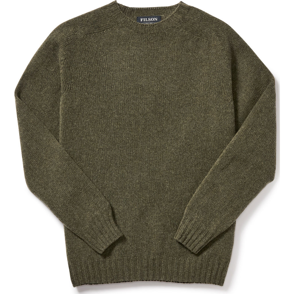 Filson 4GG Crewneck Sweater | Loden Olive – Sportique