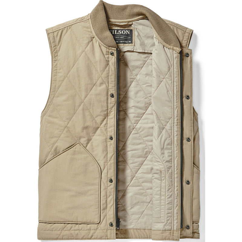 Filson Quilted Pack Vest | GreyKhaki 20076935GreyKhaki Size: M