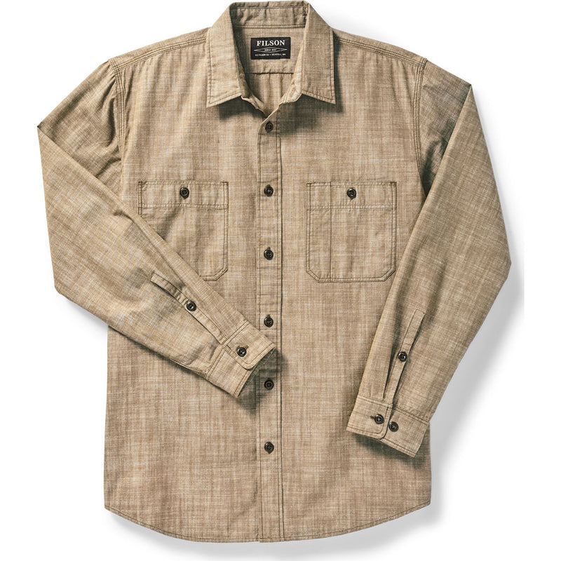Filson 100% Cotton Men's Warden Chambray Work Shirt – Sportique