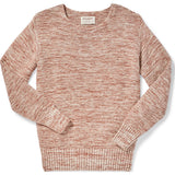 Filson Women's Lake Quinault Crewneck Sweater | Cotton S -Natural Clay Melange