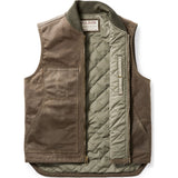 Filson Wax Work Vest | Brown