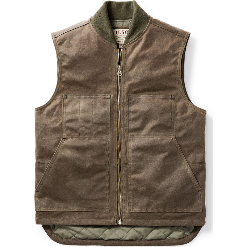 Filson Wax Work Vest | Brown