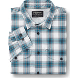 Filson Twin Lakes Sport Shirt | White/Blue/Grey- 20095429--S