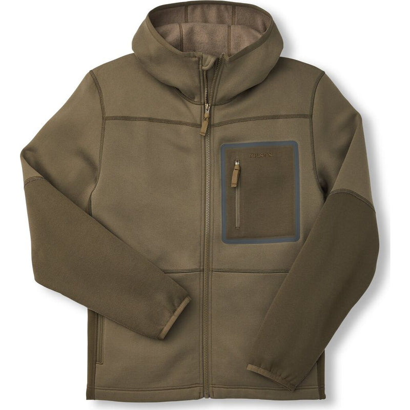 Filson Men's Shuksan Hooded Jacket | Stone Brown/Root