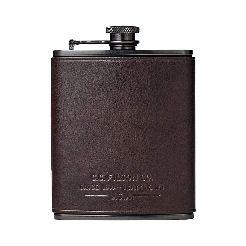 Filson Trusty Stainless Steel Flask | Dark Cedar