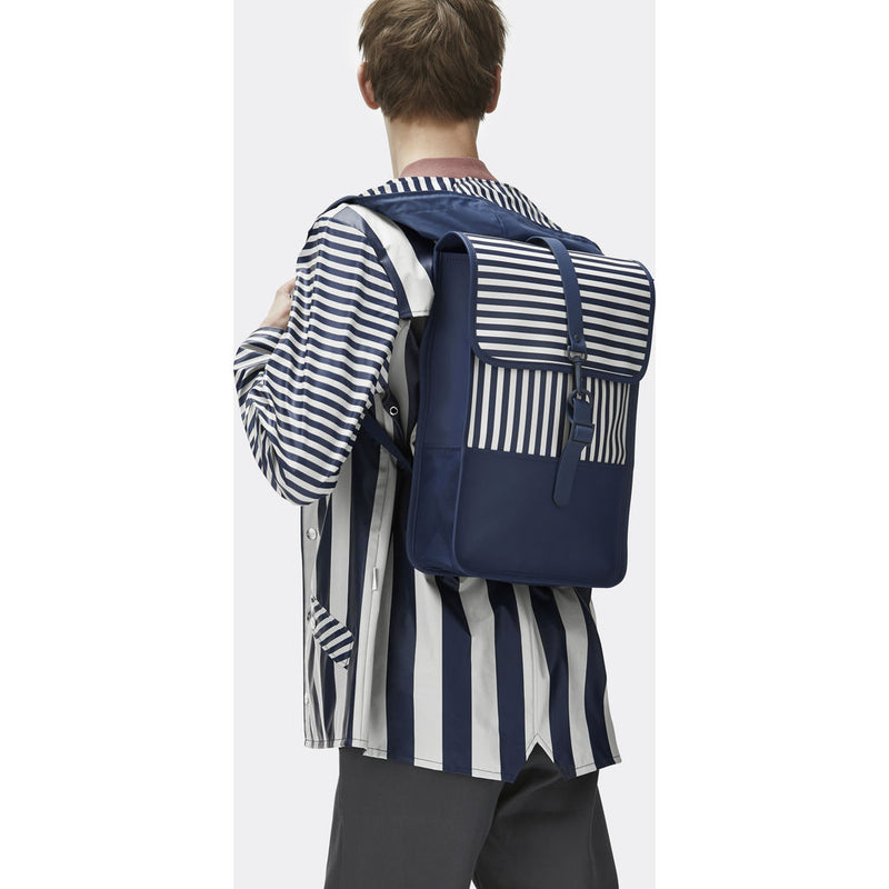 Rains LTD Backpack | Distorted Stripes