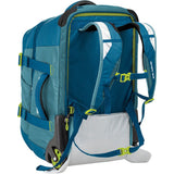 Granite Gear Cross Trek 22L Wheeled Duffel with Removable Backpack | Bleumine/Blue Frost/Neolime