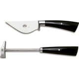 Coltellerie Berti Chocolate Knife & Hammer Set | Black Lucite