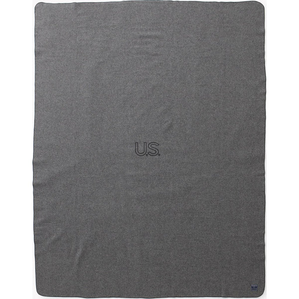 Faribault Foot Soldier Wool Blanket | US Navy Gray 2050 Twin 66x90