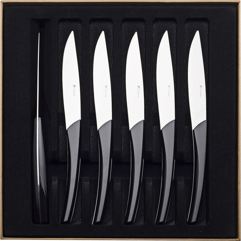 Degrenne Quartz Steak Knives Set of 6 | Carbone