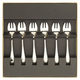 Degrenne Confidence Mirror Finish Oyster Forks Set | Gift Box of 6