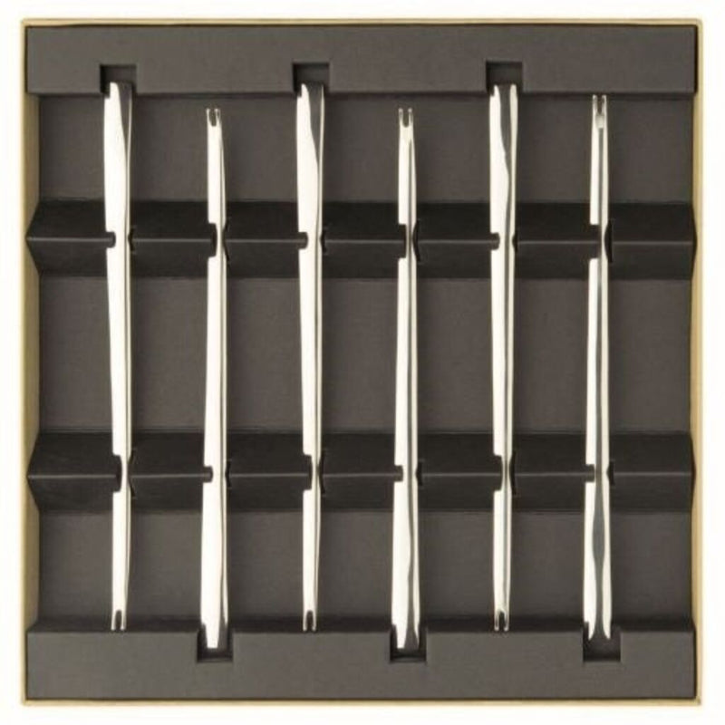 Degrenne Modulo Mirror Finish Seafood Scrapers Set | Gift Box of 6