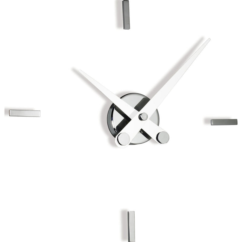 Nomon Puntos Suspensivos 4 Wall Clock | Steel/Chromed Brass