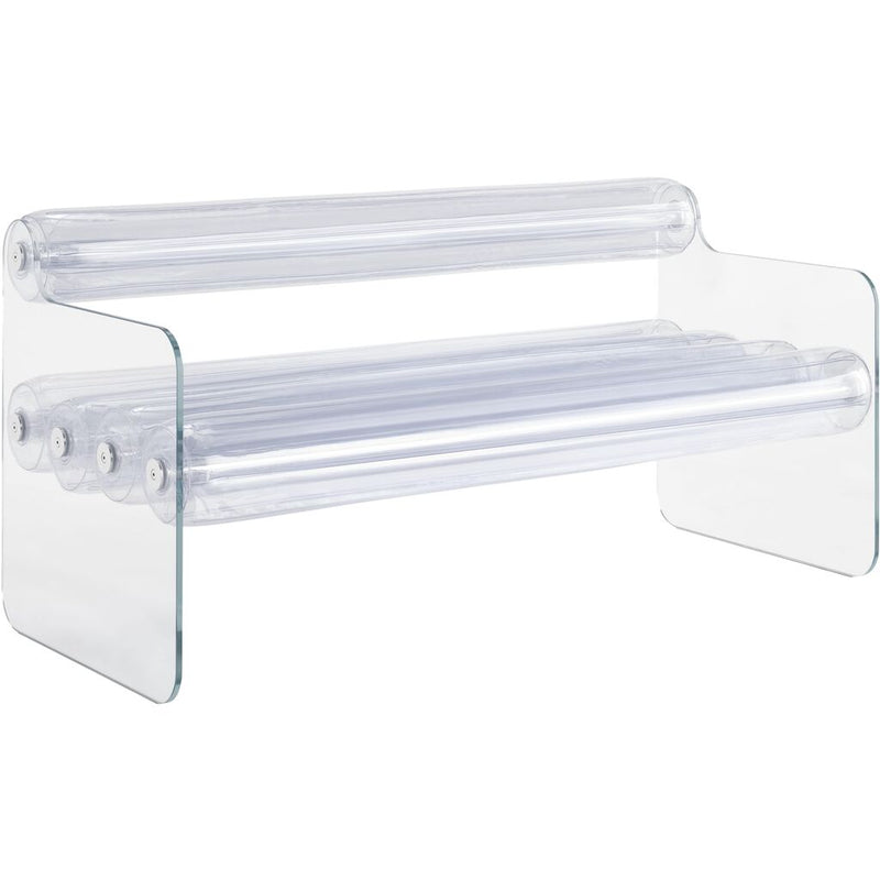 Mojow Model MW 04 Bench with Clear Tempered Glass