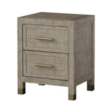 Sonder Living Raffles Nightstand | 2 Drawer/Small