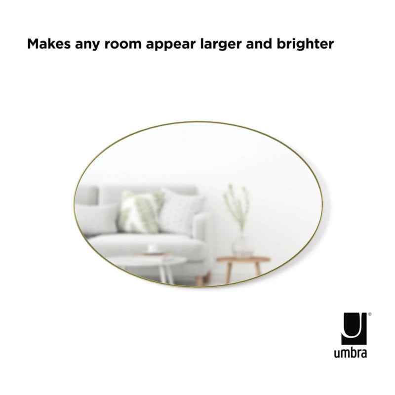 Umbra Hubba Oval Mirror 24x36
