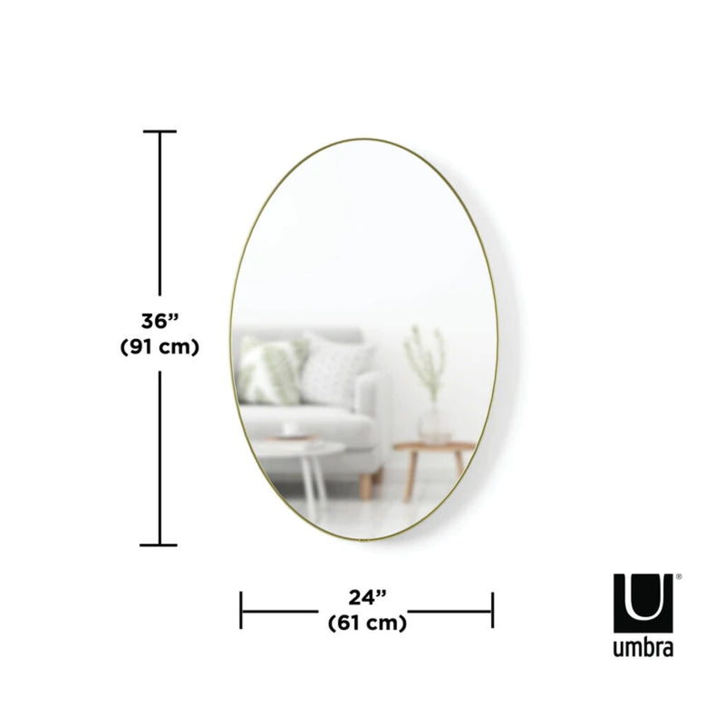 Umbra Hubba Oval Mirror 24x36