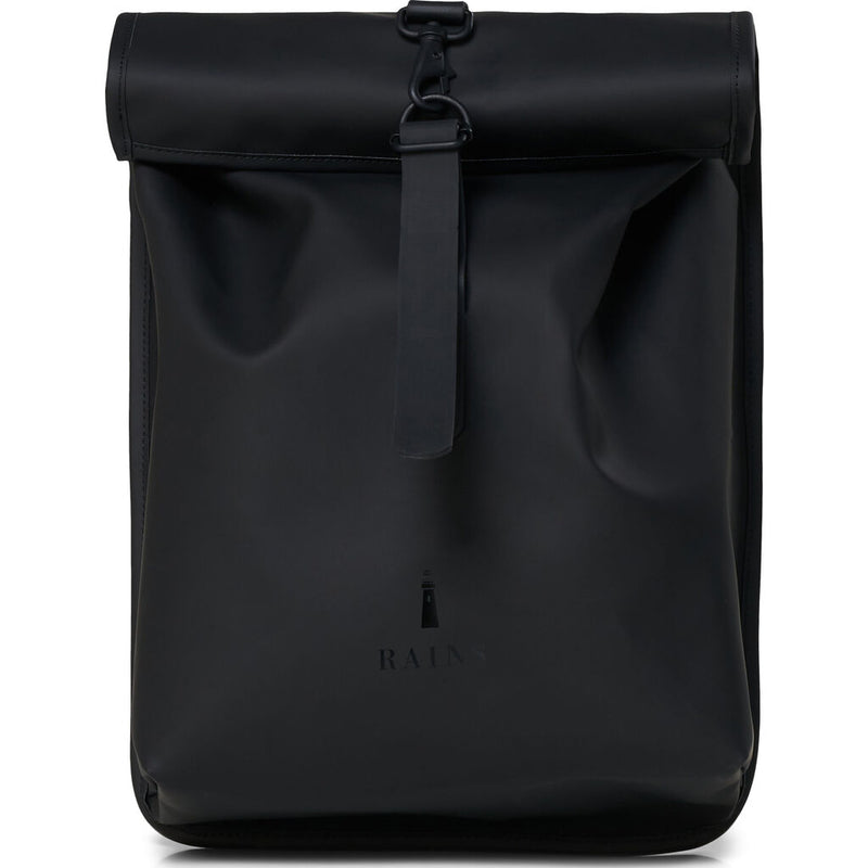 Rains Waterproof Rolltop Mini Bag | Black
