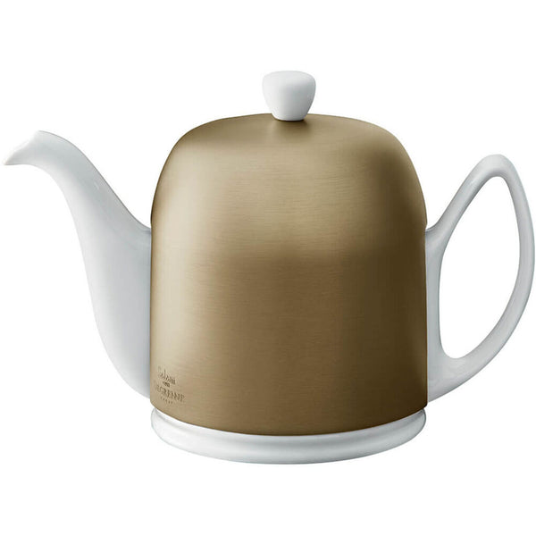 Degrenne Salam White 6 Cups Tea Pot | White Body