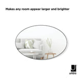 Umbra Hubba Oval Mirror 24x36