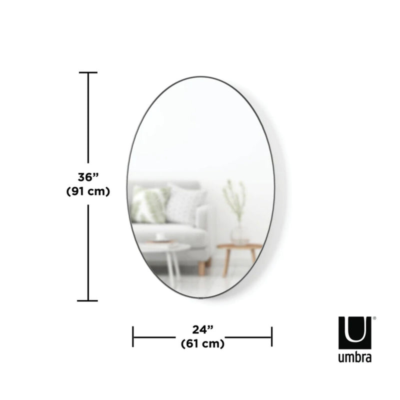 Umbra Hubba Oval Mirror 24x36