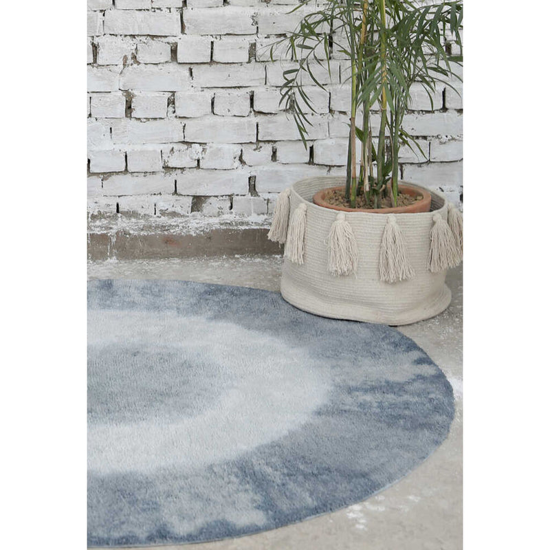 Lorena Canals Washable Rug Tie-Dye | Vintage Blue