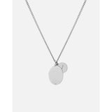 Miansai Mens Mini Dove Pendant Necklace, Sterling Silver | Polished Silver 24in
