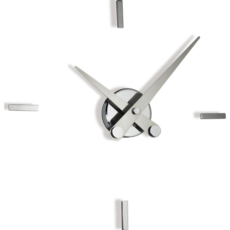 Nomon Puntos Suspensivos 4 Wall Clock | Steel/Chromed Brass