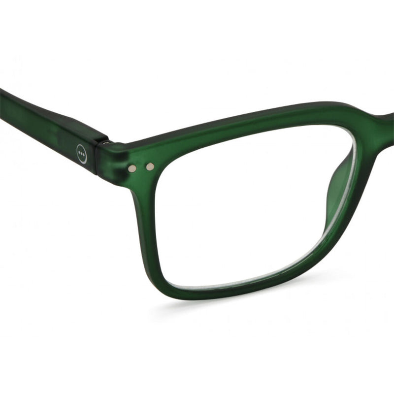 Izipizi Reading Glasses L-Frame | Green Crystal