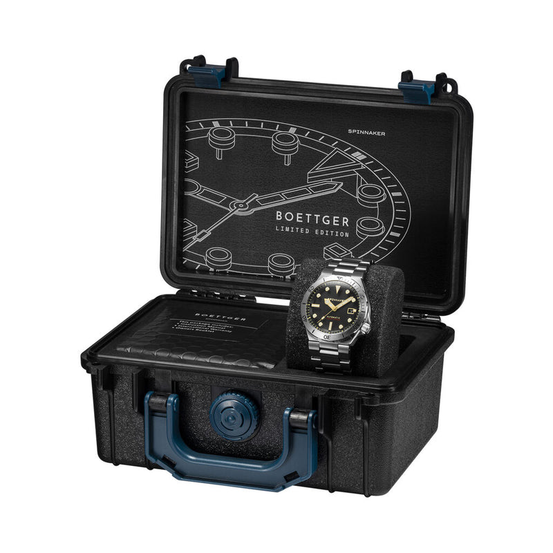Spinnaker Boettger SP-5083-11 Automatic Watch | Black – Sportique
