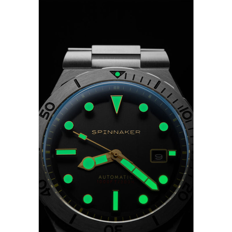 Spinnaker Boettger SP-5083-11 Automatic Watch | Black/Steel