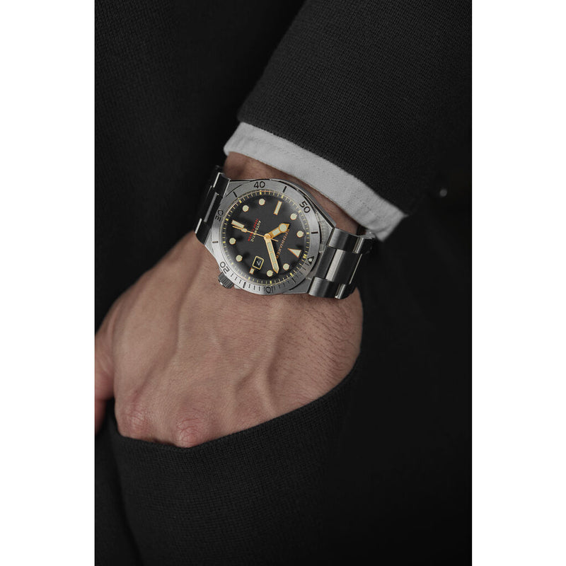 Spinnaker Boettger SP-5083-11 Automatic Watch | Black/Steel