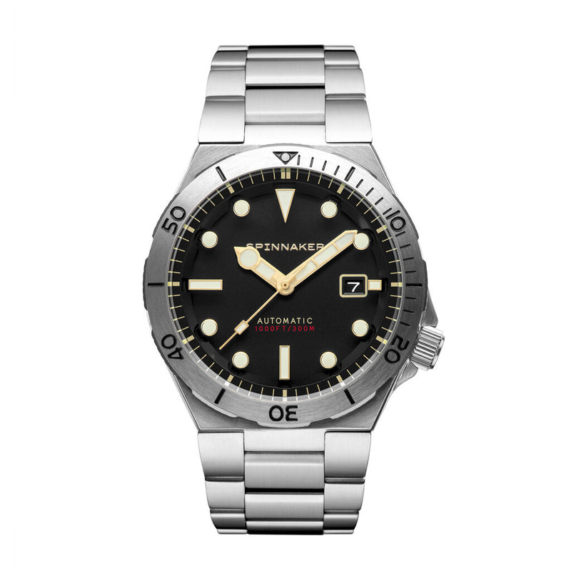 Spinnaker Boettger SP-5083-11 Automatic Watch | Black/Steel