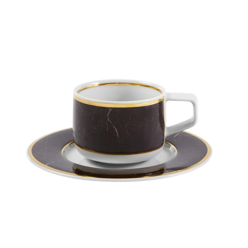 Vista Alegre Carrara Coffee Cup & Saucer | Set of 4