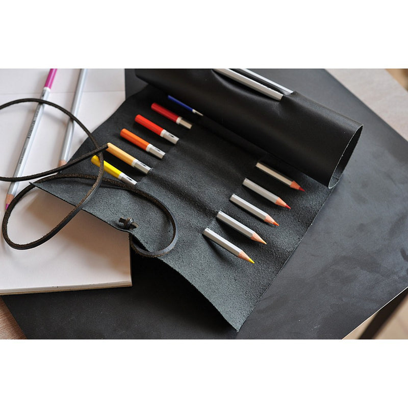 Kiko Leather Pencil Wrap | Black 211