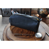 Kiko Leather Stationary Organizer | Black 213