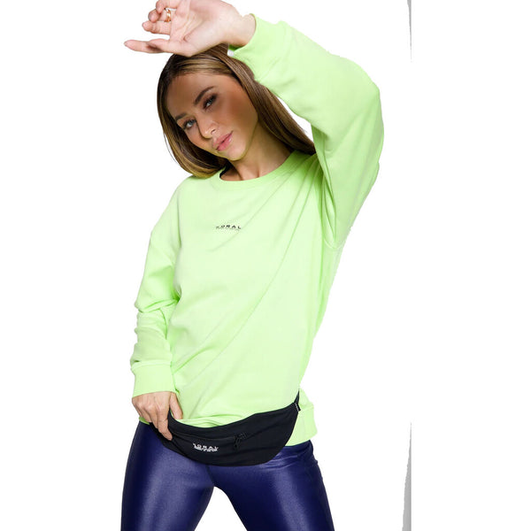 Koral Levi Crewneck Sweatshirt - Electric Lime