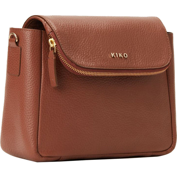 Kiko Leather Fold Over Crossbody Bag