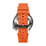 Columbia Collegiate Peak Patrol Clemson Tigers Men's Analog Watch | Orange Silicone Strap