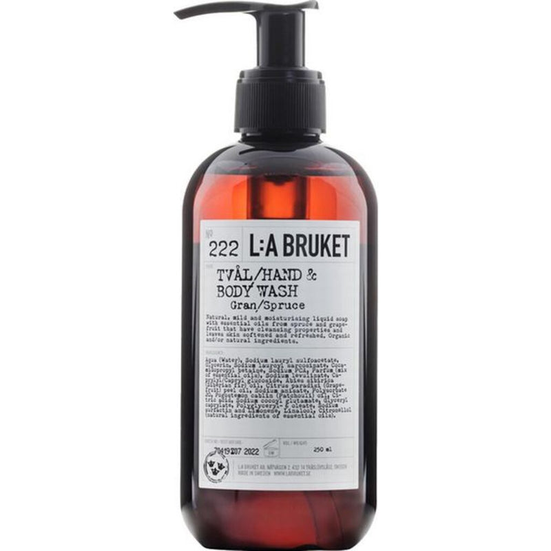 L:A Bruket No 222 Hand & Body Wash | Spruce
