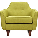 NyeKoncept Agna Armchair | Walnut/Avocado Green 223386-B