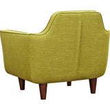 NyeKoncept Agna Armchair | Walnut/Avocado Green 223386-B