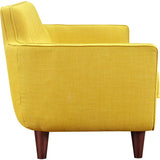 NyeKoncept Agna Sofa | Walnut/Papaya Yellow 223387-B