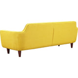 NyeKoncept Agna Sofa | Walnut/Papaya Yellow 223387-B
