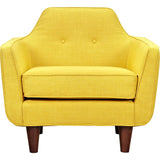 NyeKoncept Agna Armchair | Walnut/Papaya Yellow 223388-B
