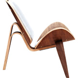 NyeKoncept Shell Chair | Walnut/Gray 224430-B